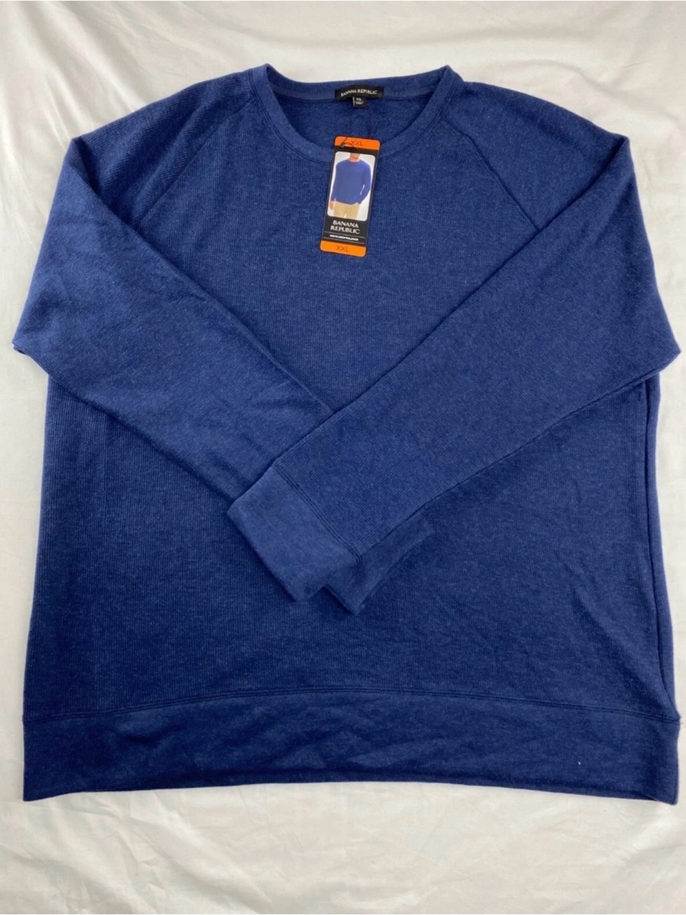 Banana Republic Men's Crewneck Lightweight Sweater Deep Blue Size XXL NWT